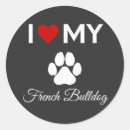 Search for love french bulldog stickers Puppy