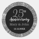 Search for 25th anniversary party stickers Twenty fifth
