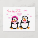 Search for penguin save the dates Hearts