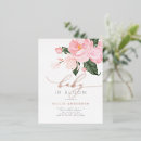 Search for blush pink baby girl shower invitations Baby in bloom