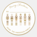 Search for gold christmas stickers Nutcracker