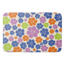Search for blue and orange bath mats Floral