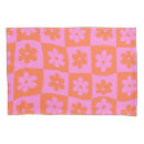 Search for pink flowers pillowcases Orange