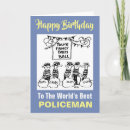 Search for police birthday cards Law enforcement
