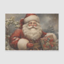 Search for santa claus tissue paper Vintage christmas