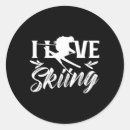 Search for love skiing stickers Fitness
