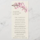 Search for pink floral wedding programs Flowers