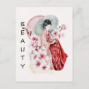 Search for japanese geisha postcards Kimono
