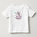 Search for unicorns kids tshirts Typography