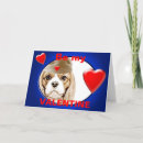 Search for cavalier king charles spaniel valentines day cards Cute