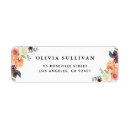 Search for floral return address labels Autumn