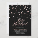 Search for rosegold invitations Black