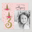 Search for princess 3rd birthday invitations Three