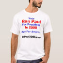Search for ronpaul tshirts President