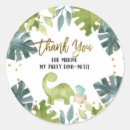 Search for dinosaur party favor stickers Baby shower