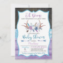 Search for deers invitations Blue