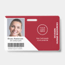 Search for barcode id badges Business personnel staff employee