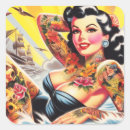 Search for vintage pinup stickers Beach