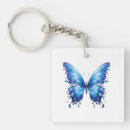 Search for blue butterflies key rings Wildlife