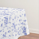 Search for blue white floral pattern tablecloths Toile de jouy