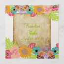Search for vintage tropical wedding invitations Gold