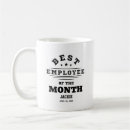 Search for employee of the month mugs Appreciation