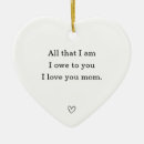 Search for mother of the bride christmas tree decorations Heart