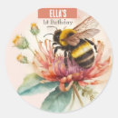 Search for bumblebee stickers First birthday