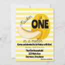 Search for one in a melon birthday invitations Summer party