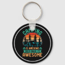 Search for campsite round key rings Outdoor adventure