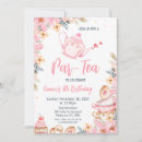 Search for teapot birthday invitations Pink floral
