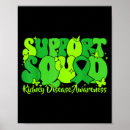 Search for kidney disease green ribbon posters Support squad