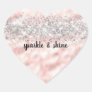 Search for silver pink stickers Sparkle