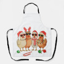 Search for funny farm aprons Santa