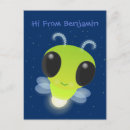 Search for fireflies postcards Insect