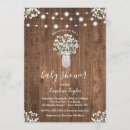 Search for mason jar baby shower invitations Wood