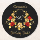 Search for red and gold coasters Flower