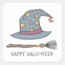 Search for broom stick stickers Witch