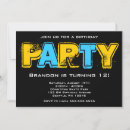 Search for grunge birthday invitations Boy
