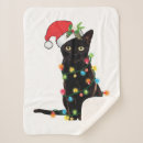 Search for christmas black cat blankets Lights