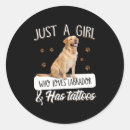 Search for tattooed girl stickers Animal