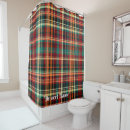 Search for christmas plaid shower curtains Scottish