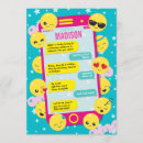 Search for omg birthday invitations Emoji birthday party