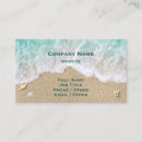 Search for beach business cards Turquoise