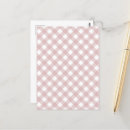 Search for check pattern postcards Pink