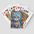 Search for sugar skull playing cards Colorful