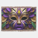 Search for mardi gras blankets Mask