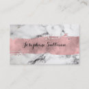Search for white marble business cards Aesthetician