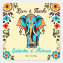 Search for cute elephant thank you stickers Whimsical