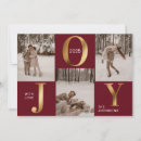 Search for red and gold christmas cards Photo collage